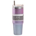 thumbnail image 2 of Taza de aislamiento de paja de 30 oz, termo de vacío para taza de agua de coche con pintura de diamante (azul púrpura) Likrtyny Para Estrenar, 2 of 9