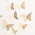 thumbnail image 2 of Lefu 12 pcs 3D Butterfly Wall Stickers Room DIY Decal Home Decor Multiple Colour, 2 of 9