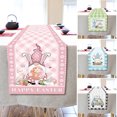 thumbnail image 2 of Happy Easter Bunny Gnome Table Runners Polyester for Easter Table Lace Fabric Tablecloth Covers 178x30cm, 2 of 6