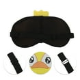 thumbnail image 2 of Unique Bargains 1 Pc Portable Crown Duck Sleep Mask for Hotel Yellow Fleece, 2 of 3