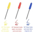 thumbnail image 2 of 30 Pcs 30/45/60 Degree Blade Vinyl Cutter Plotter Cutting Blades for CB09 CB09U Graphtec with Holder Base, 2 of 4