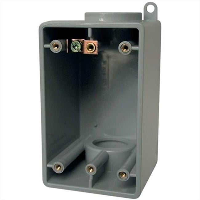 TekSupply LJ1925 PVC Single Gang Box 0.75 in FSC