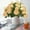 YE.Yellow, variant on 6PCS Blue Artificial Rose Bouquet, Realistic Fake Flowers for Wedding Decor, Home Office Party Arrangements, and Photo Props (14.57 inch) Yellow
