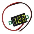 thumbnail image 2 of koolsoo 0.28'' DC 2.5-30V Mini Digital LED meter Meter for Car Motorcycle Yellow, 2 of 8