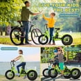 thumbnail image 4 of ABORON 16" Kids Electric Trike for Boys Girls, 35 Miles 250W 24V Fat Tire Electric Tricycle, 3 Wheels Motored Bicycle, Aluminum Frame Electric Tricycle Etrike with Removable Battery and Basket, 4 of 11