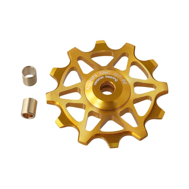 CNC Pulley Rear Derailleur 12/14T Wheel Si3N4 Ceramic Bearings Lightweight Design Improved Speed Change Performance