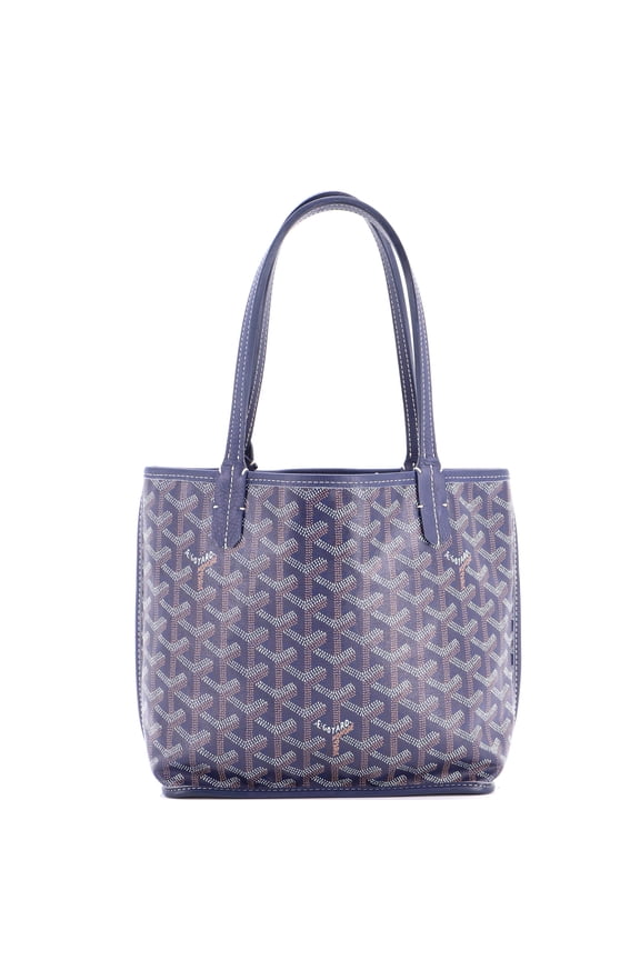 Pre-Owned Anjou Reversible Tote Coated Canvas Mini By Rebag
