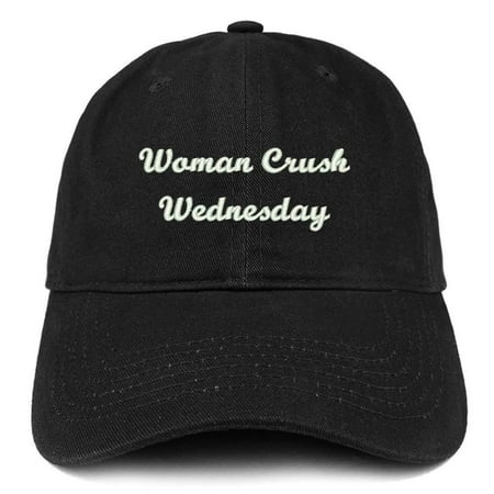 Trendy Apparel Shop Woman Crush Wednesday Embroidered Soft Cotton Dad Hat - (Best Woman Crush Wednesday Post)