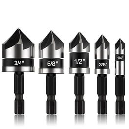 1 Inch HSS Drill Bit - Reduced Shank, Split Point, For Metal & Wood Drilling