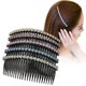 thumbnail image 1 of 5pcs Hair Comb Clip Clamp for Lady Girls Hair Combs Rhinestone Hair Side Combs, 1 of 3