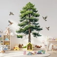 thumbnail image 3 of Large forest tree stickers, tree and bird decals, animal wall stickers Removable Peel and Stick Art Murals for Kids Room Nursery Bedroom Living Room Home, 3 of 7