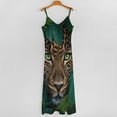thumbnail image 5 of Hidden Leopard Green Jungle Eyes Sleeveless Dress Dresses Women Summer Women's Summer Clothing, 5 of 9
