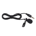 thumbnail image 2 of Mini Microphone Filaire à Clipser Prise 3.5mm pour Téléphone Intelligent PC Portable Chat Chant Karaoké avec Étui de Transport, 2 of 7