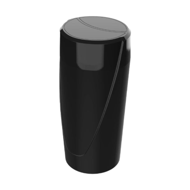 Papelera interior para coche, contenedor de basura para coche, accesorios para coche Negro