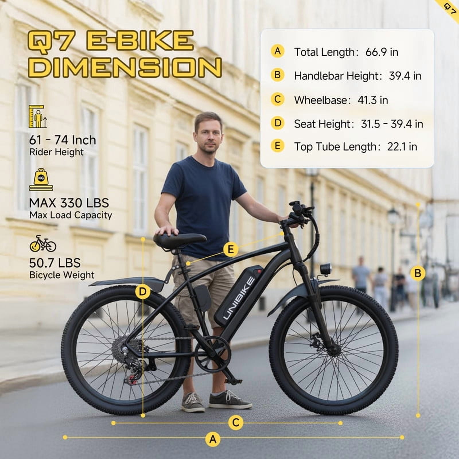 748W(Peek) Motor E Mountain Bike,26" Off-Road Tire for Adults,36V10AH Battary Electric Bike,22MPH Ebike Shimano 7-Speed Full Suspension UL2849