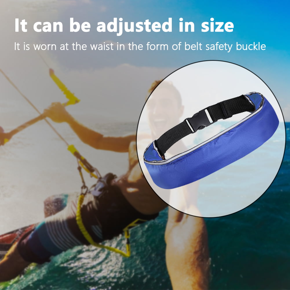 Inflatable Life Vest Waterproof 100N Buoyancy Life Belt for Swimming Sea  Fishing