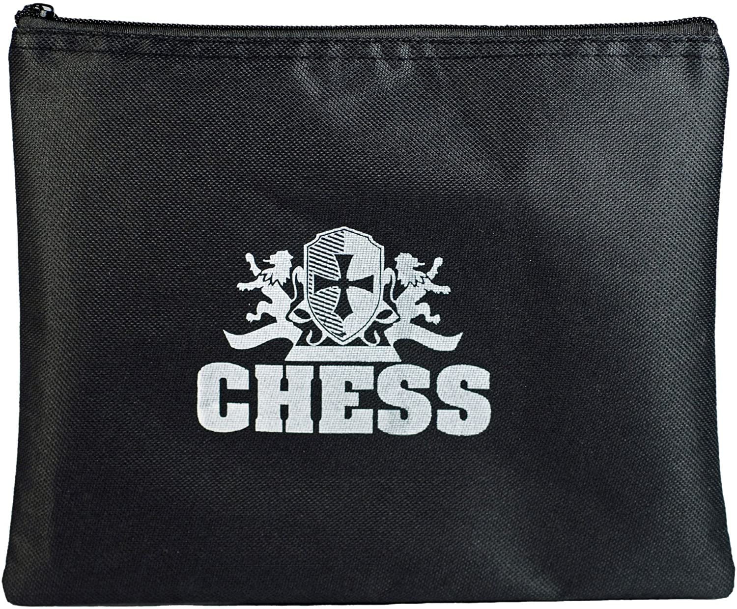 WE Games Heavy Weighted Tournament Chess Set - With Roll-up Chess Board