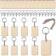 thumbnail image 1 of Blank Rect Sd Keychain Set Of 120 Un P Key Rings, 1 of 5