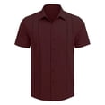 thumbnail image 4 of Dpytoraw Men's Short Sleeve Shirt Casual Tropical Print Button Up Beach Shirt Men’s Moisture-Wicking Casual Shirts for Summer, 4 of 4