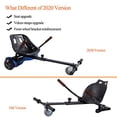 thumbnail image 5 of KKA Hoverboard Accessories, Hoverboard Seat Attachment Fits Self Balancing Scooter Go Cart Frame (Black), 5 of 5