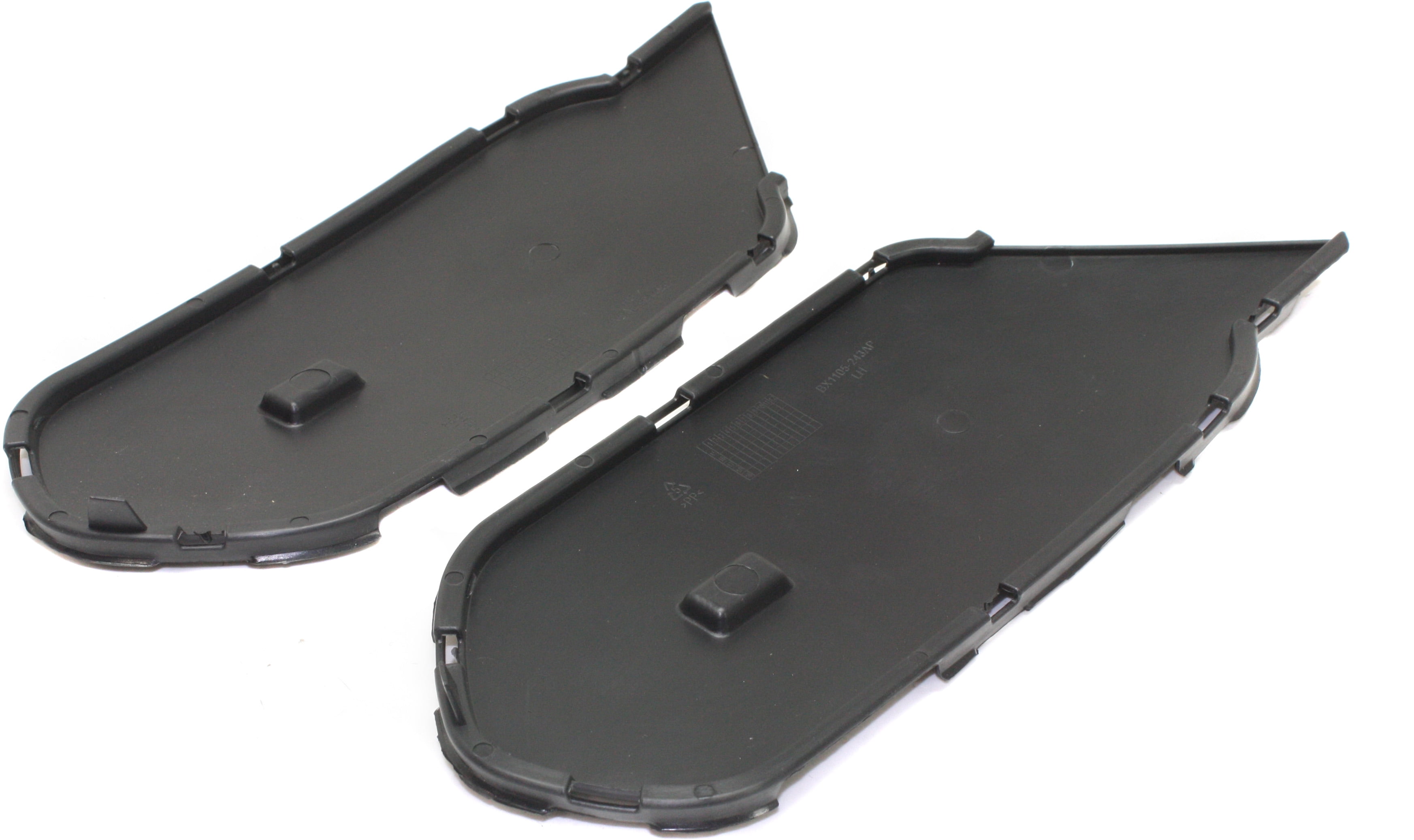 Bumper Grille Compatible With 2013-2015 BMW X1 Front, Left Driver and Right Passenger Side, Inner Textured Black
