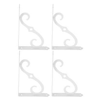 Raindrops 4pcs Vintage Shelf Brackets for Wall Mounting Heavy Duty DIY Shelf Brackets Set