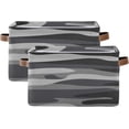 thumbnail image 2 of Storage Basket Gray Military Camouflage Storage Bin with Handle , Large Storage Cube Collapsible for Shelves Closet Bedroom Living Room 1PC Decor Gifts, 2 of 7