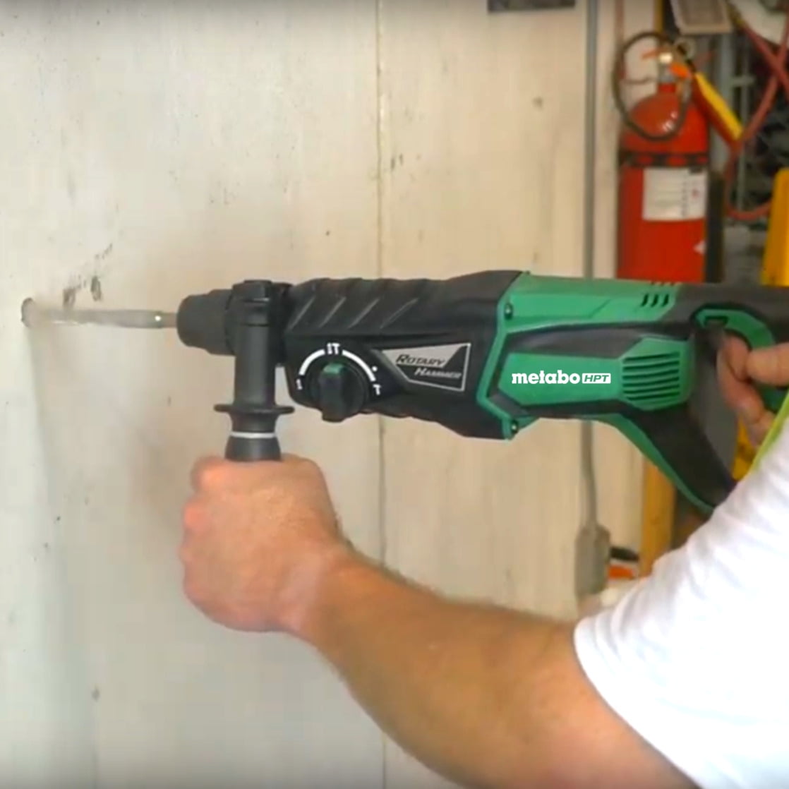 Metabo HPT 1-In SDS Plus Rotary Hammer Drill, DH26PF