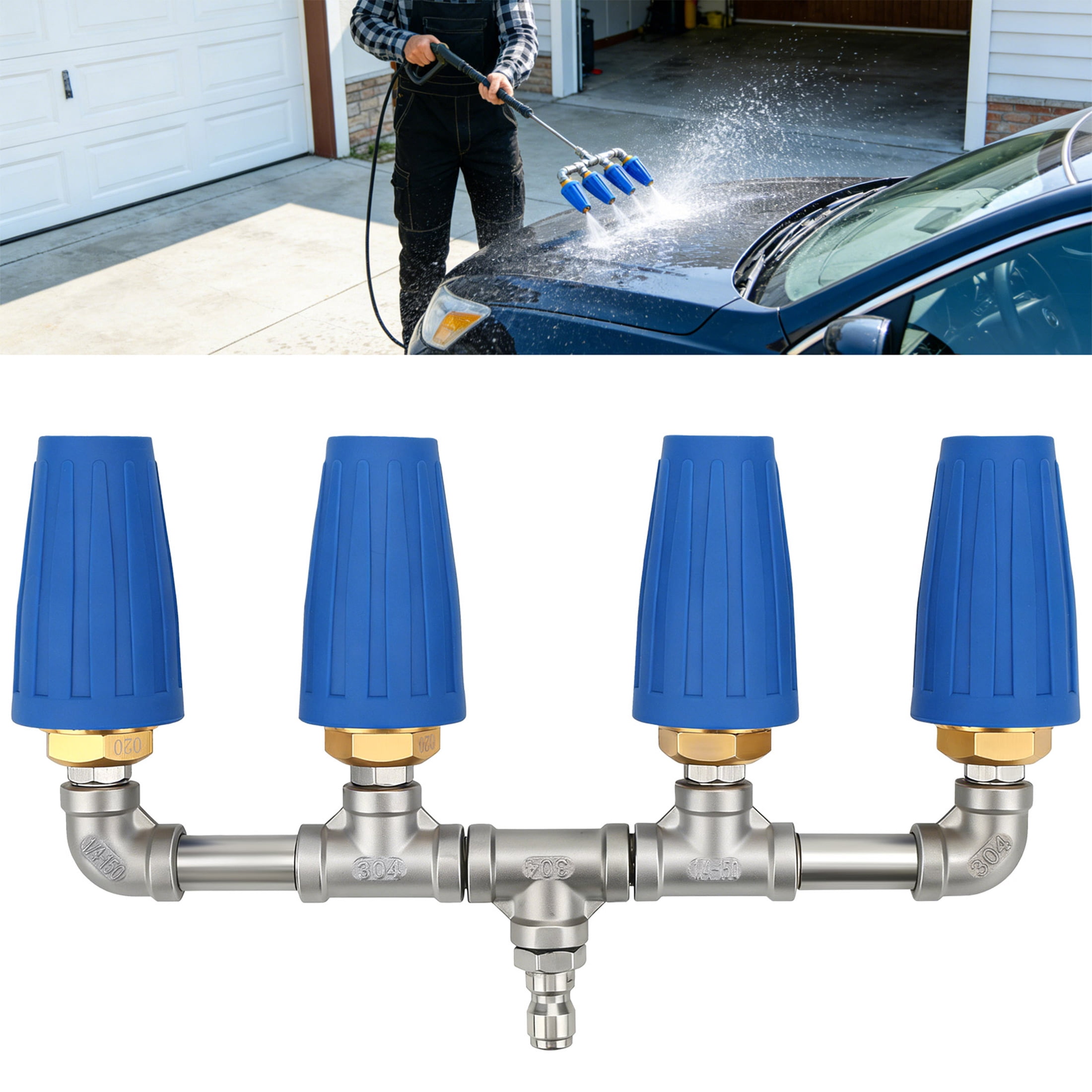 Worx WA4037 Hydroshot Turbo Water Nozzle Accessory - Walmart.com