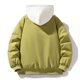 thumbnail image 4 of Ceisia Men's solid color warm hooded coat long sleeve outerwear Gift, 4 of 4
