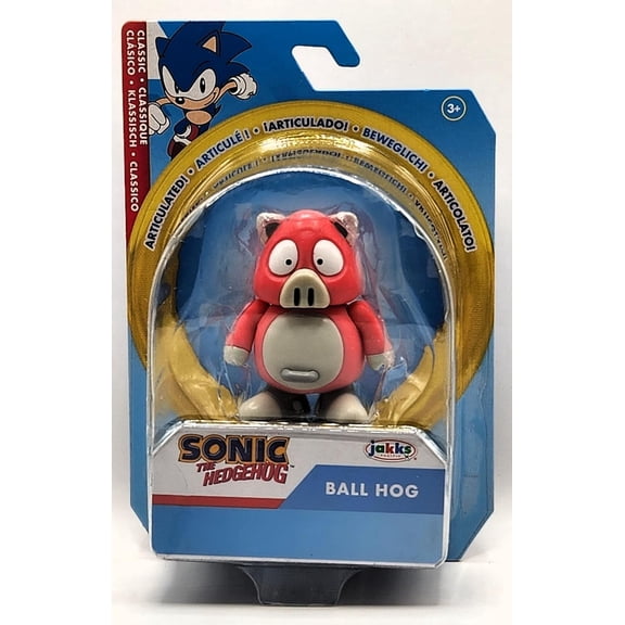 Jakks Pacific 3 Age Sonic The Hedgehog Ball Hog Mini Figure, Classic