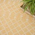 thumbnail image 4 of Nourison Positano Indoor/Outdoor Yellow 5' x 7' Area Rug (5x7), 4 of 12