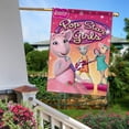 thumbnail image 5 of Angelina Ballerina-themed Garden Flag. Perfect gift for fans, friends, and family members, and suitable for outdoor activities, party decorations11''x18'', 5 of 5