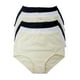 thumbnail image 1 of Paquete de Pantaletas Gota de Rocío Modelo 2510, Corte completo de cintura Alta, de Algodón, 1 of 3