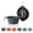 Black & Grey, variant on ZAKAPAWS Silicone Dog Travel Bowl, 2 Pack Collapsible Pet Bowl, Foldable No Plastic Rim Pet Feeding Bowls, No Spill Water Cup for Pet
