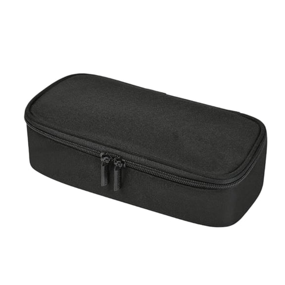 Large Pencil Case with Zipper, Big Capacity, Canvas Pencil Case, Pencil Bag for Student,Black