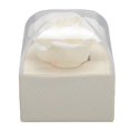 thumbnail image 1 of Rose Ring Box Exquisite Romantic Multi Purpose Velvet Flower Ring Case for Proposal Wedding White, 1 of 3
