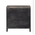 thumbnail image 5 of Juniper Dark Cherry Finish Solid Pine Wood Nightstand, 16"W x 24"D x 25"H, Dark Brown, Rustic Plank Design, 2 Drawers, Durable Melamine & Paper Veneer, Ideal for Bedroom, Viet Nam Origin, 5 of 6