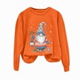 thumbnail image 5 of Towmus Christmas Sweatshirts for Women Funny Santa Xmas Tree Graphic Sweatshirt Loose Casual Pullover Tops, 5 of 6