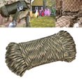 thumbnail image 3 of Cuerda de paracaídas multiusos hebras de 650 lb 0 pies (31 metros) de 4 mm para viajes de campamento, cuerda de fijación de tiendas de camp Camuflaje forestal, 3 of 9