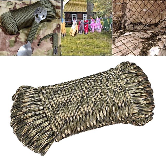 Cable PARACORD cuerda línea de cuerda 4 mm tipo III 650 cuerda de eslinga de Camuflaje shamjiam cuerda de paracaídas