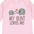 thumbnail image 4 of Inktastic My Aunt Loves Me Boys or Girls Long Sleeve Baby Bodysuit, 4 of 5