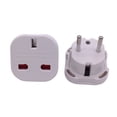 thumbnail image 4 of Waiimak Uk To Eu Euro Europe European Travel Adaptor Plug 2 In 1 Adapter, 4 of 5