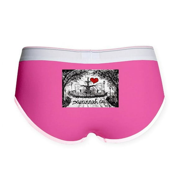 CafePress - I Love Savannah Ga Women's Boy Brief - Women's Novelty Briefs, Size S-XL