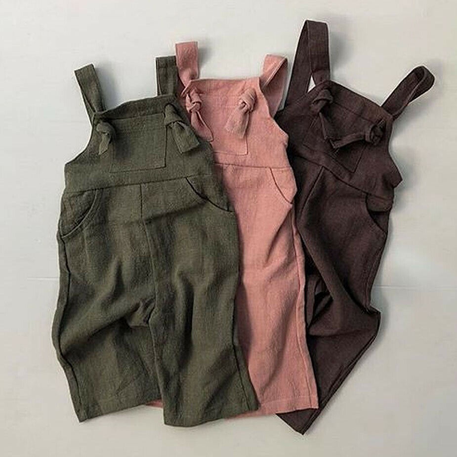 linen baby overalls