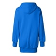 thumbnail image 5 of Dpjklzsn Women's Oversized Hooded Sweatshirt Dress, Drawstring Long Sleeve Drop Shoulder Pullover with Pocket, 5 of 7