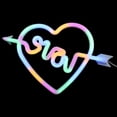 thumbnail image 3 of KAKOWELY Lámpara LED creativa en forma de corazón, luz de neón decorativa, diseño de letra LOVE, 3 of 5