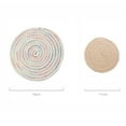 thumbnail image 6 of Hariumiu Cotton Table Mat Soft Cotton Woven Set Heat Insulation Anti-scald Water-absorbent Noise-reducing Table Mat Cup for Elegant Table Decor, 6 of 8