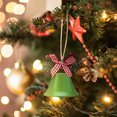 thumbnail image 4 of Hwkond Up to 50% off Christmas Indoor Decoration Christmas Wrought Iron Bell Decoration Pendant Accessories Rope Holly Berry Xmas Tree Festival Wall Door Hanging Ornament,Green, 4 of 5