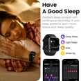 thumbnail image 5 of TOZO S3 Smart Watch Fits for Men Women,IP68 Waterproof Smartwatch for iPhone and Android,Bluetooth Call(Answer/Make Calls)100+ Sports Modes,1.83" HD Color Fitness Tracker Sleep Monitor for Gift Black, 5 of 9